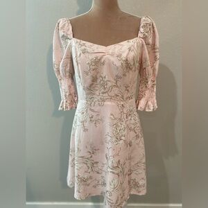 Mi Ami Floral Pink Dress